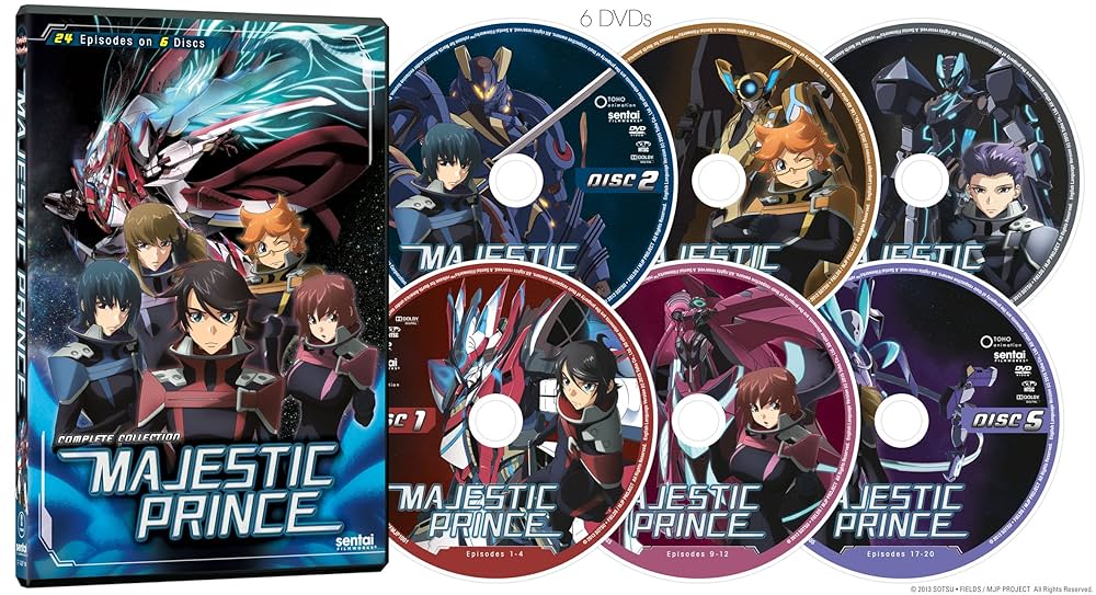 新品 新銀河機攻隊マジェスティックプリンス DVD初回全8巻 Amazon.co.jp: 銀河機攻隊 マジェスティックプリンス VOL.8 DVD
